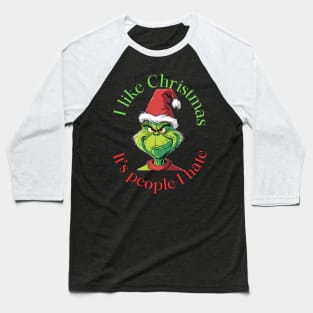 Mr Grinch Baseball T-Shirt